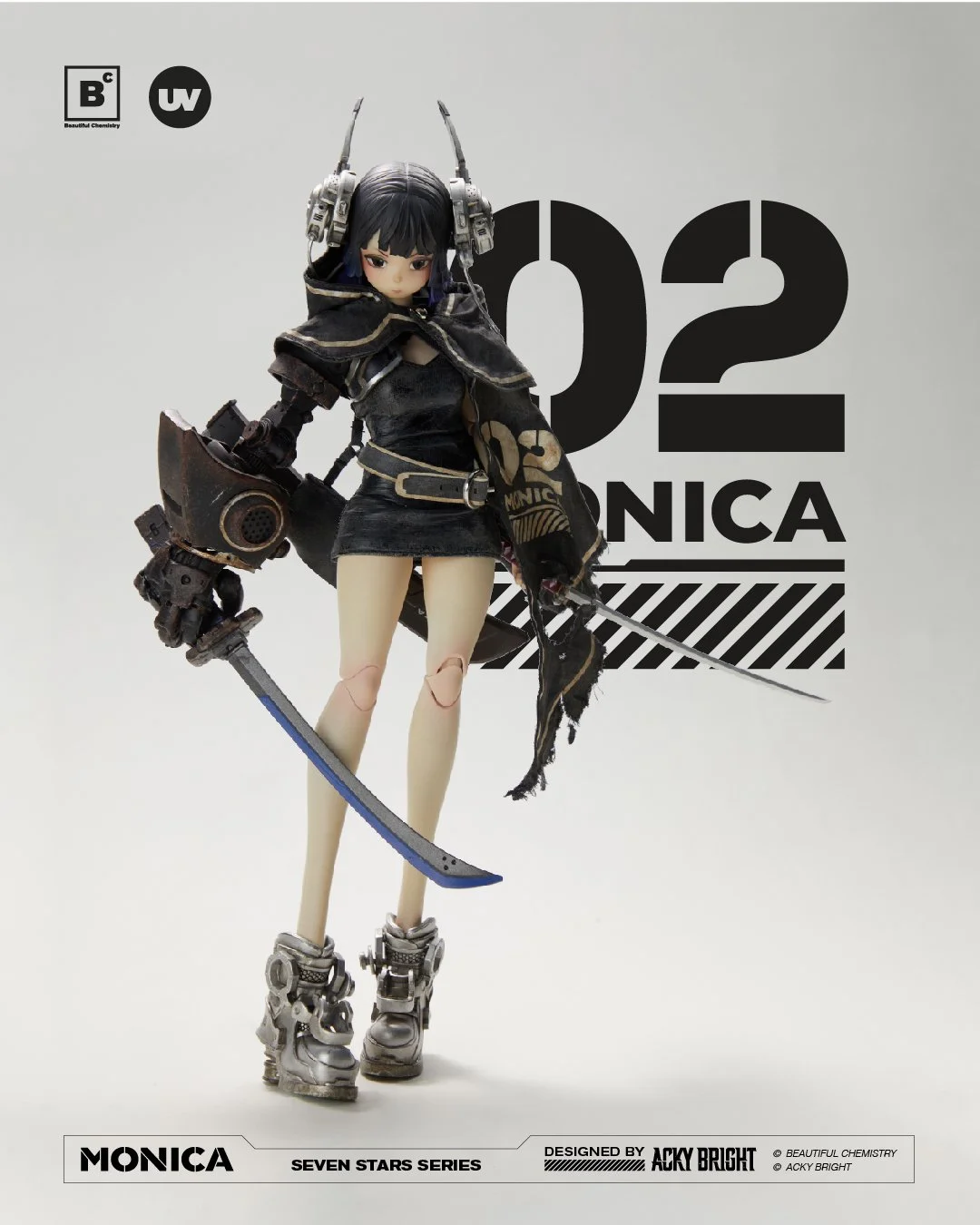 BC x Acky Bright セブンスターズ No.02 Monica Seven Stars Series No.02 Monica Beautiful Chemistry x Acky Bright